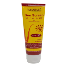 Сонцезахисний крем для обличчя Sun Screen Cream SPF30 Patanjali