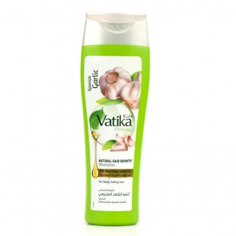 Шампунь часниковий для росту волосся - Dabur Vatika Garlic Shampoo 200 мл
