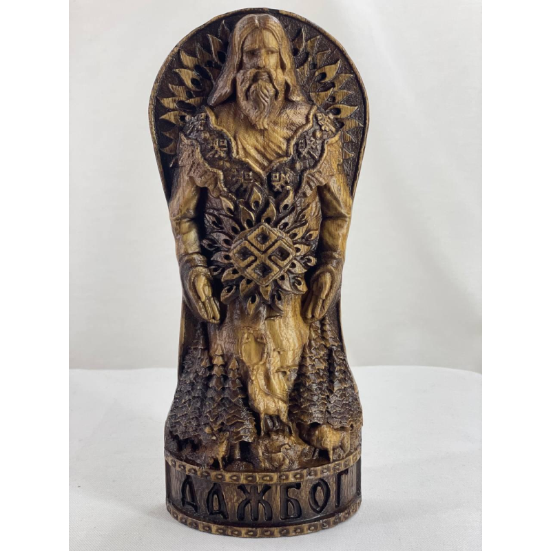 Статуетка слов“янського бога Дажбог велика дерево Статуетка слов“янського бога Дажбог велика дерево