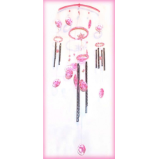 Співаючі вітри 8 трубочок Серце Бузкові