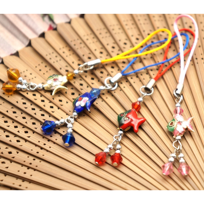 Брелок металевий Рибка 10 штук