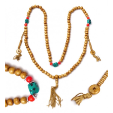 Чітки з кістки 10мм. 108 намистин Бежеві