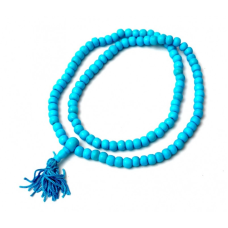 Чітки з кістки 8мм. Блакитні