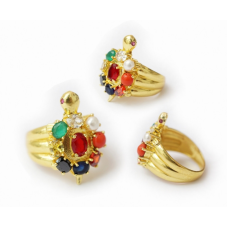 Перстень з камінням Черепаха