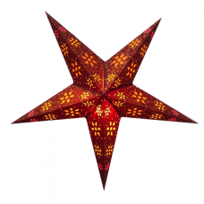 Світильник Зірка картонна 5 променів BROWN CYCLONE ZARI