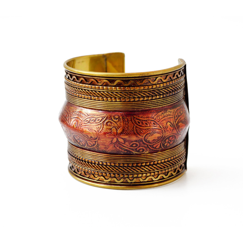 Браслет Скоба тонований Червоний