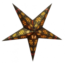 Світильник Зірка картонна 5 променів BLACK CYCLONE ZARI