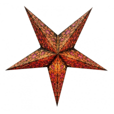 Світильник Зірка картонна 5 променів BLACK BEDGE EMBD. DESIGN