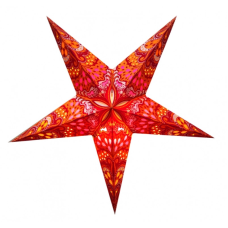 Світильник Зірка картонна 5 променів ORANGE TRISHUL