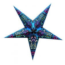 Світильник Зірка картонна 5 променів BLUE GANESH