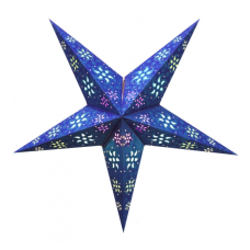 Світильник Зірка картонна 5 променів BLUE CYCLONE ZARI