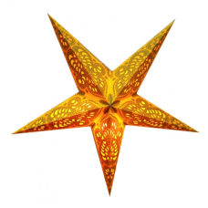 Світильник Зірка картонна 5 променів YELLOW GANESH