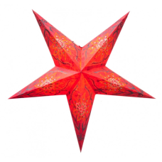 Світильник Зірка картонна 5 променів RED FLOWER EMBD.