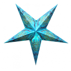 Світильник Зірка картонна 5 променів FIROZI FLOWER EMBD.