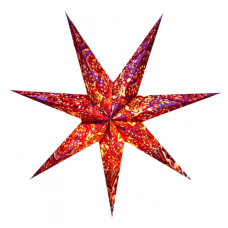 Світильник Зірка картонна 7 променів FLOCKING DESIGN №1