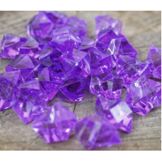 Декоративний наповнювач пластиковий Темно-бузковий