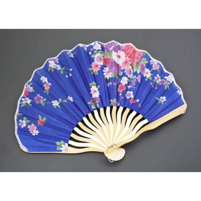 Віяло ХВИЛЯ шовк + дерево №2 Віяло ХВИЛЯ шовк + дерево №2