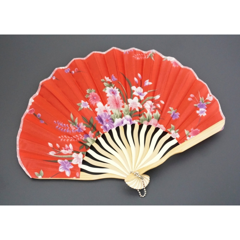 Віяло ХВИЛЯ шовк + дерево №9 Віяло ХВИЛЯ шовк + дерево №9