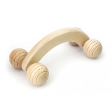 Масажер дерев“яний 4 кулі на ручці