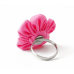 Кільце ганчіркове безрозмірне Квітка Рожеве