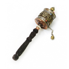 Молитовний барабан на ручці мідь латунь №1