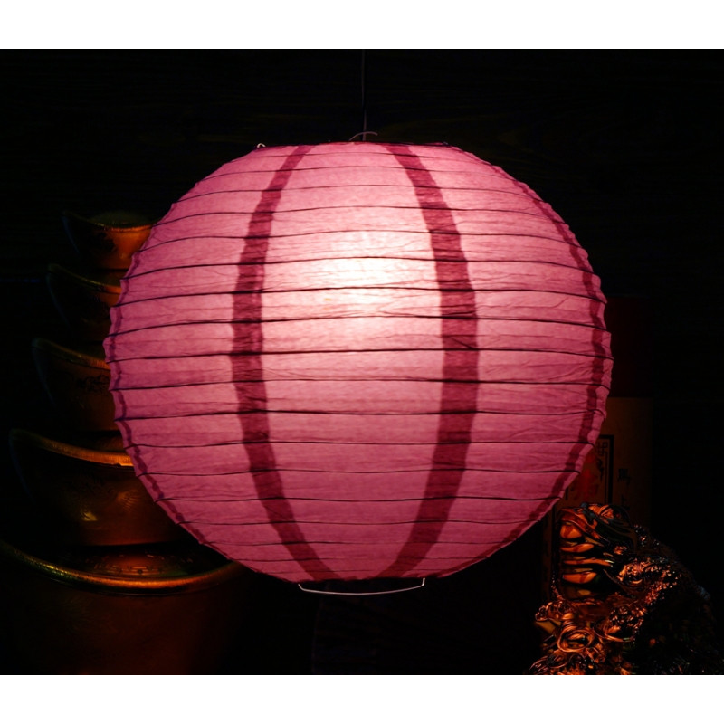 Ліхтар паперовий КУЛЯ Темно-рожевий Ліхтар паперовий КУЛЯ Темно-рожевий