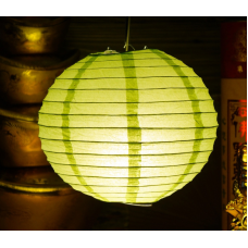 Ліхтар паперовий КУЛЯ Салатовий