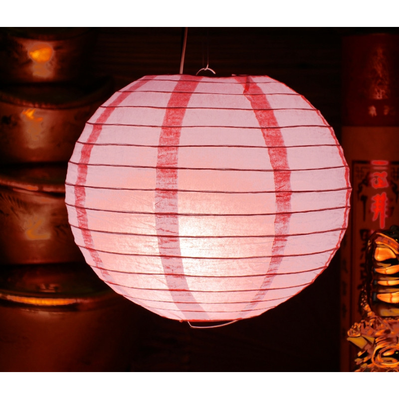 Ліхтар паперовий КУЛЯ Світло рожевий Ліхтар паперовий КУЛЯ Світло рожевий