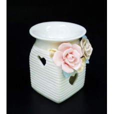 Аромалампа керамічна з квітами №В