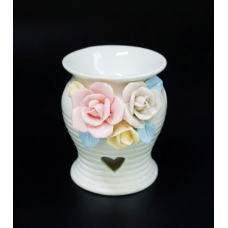 Аромалампа керамічна з квітами №В