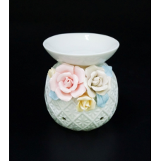Аромалампа керамічна з квітами №В