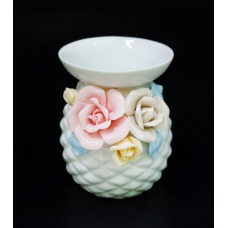 Аромалампа керамічна з квітами №В