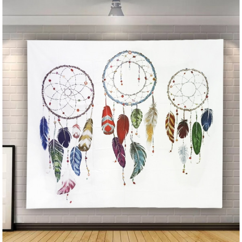 Гобелен настінний Три ловці снів Поліестер Гобелен настінний Три ловці снів Поліестер