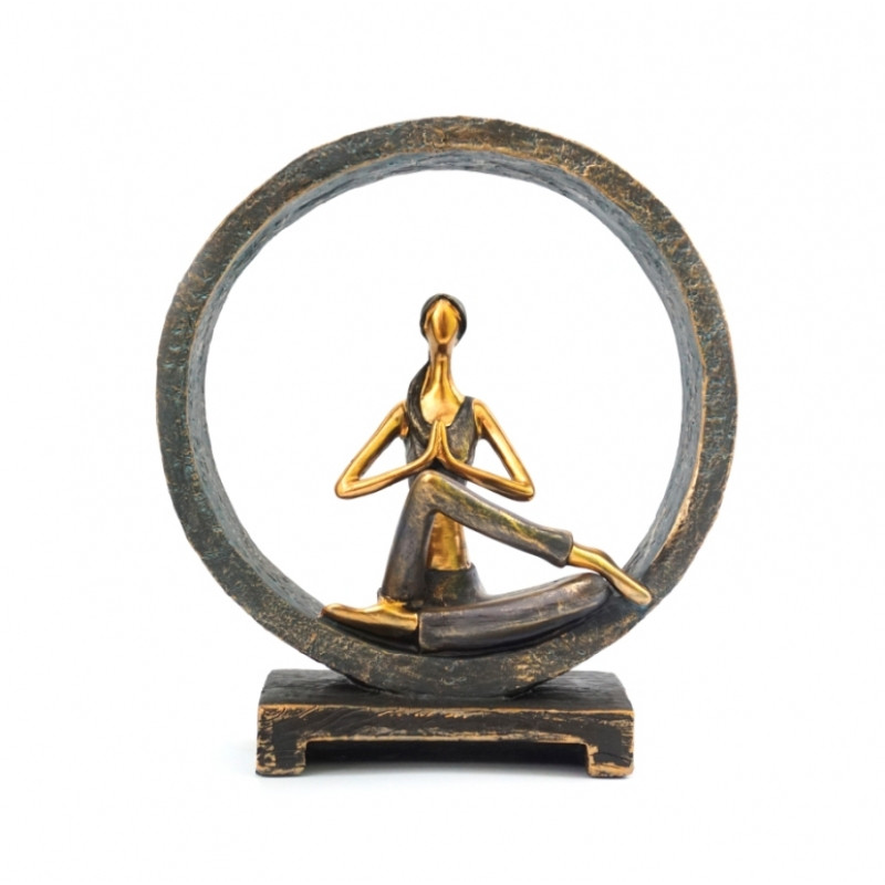 Статуетка Йога полістоун