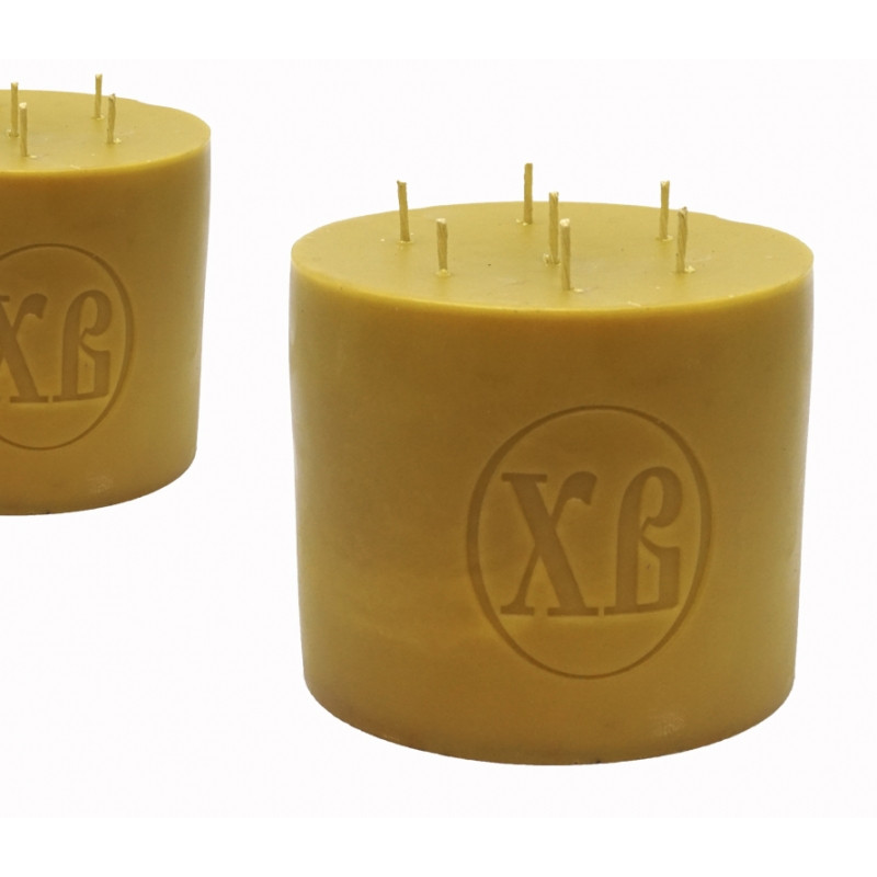 Свічка церковна Христове Воскресіння 2 кг. натуральний колір