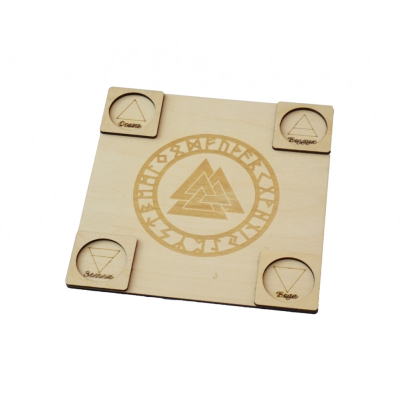 Вівтарна дошка “Руни“ Біла