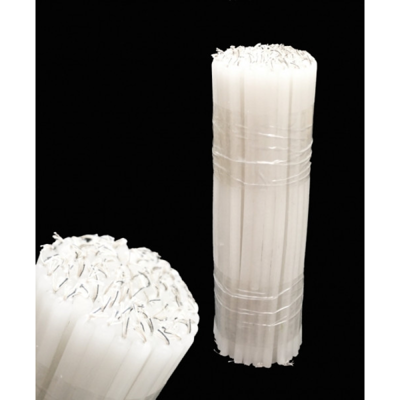 Свічки парафінові магічні пучок 0,5 кг. білі