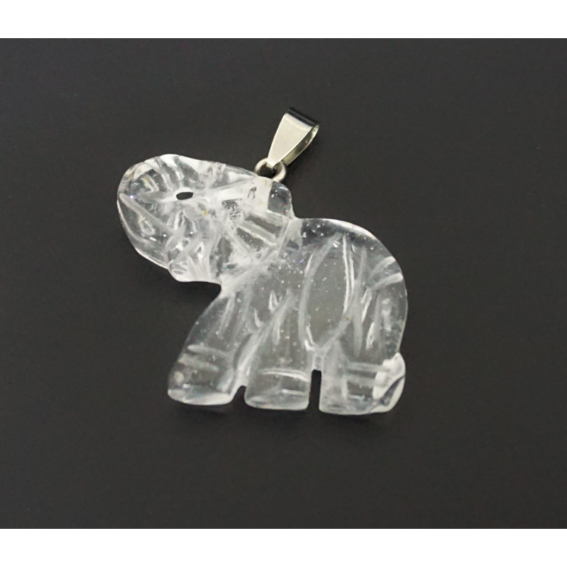 Кулон Слоник Гірський кришталь