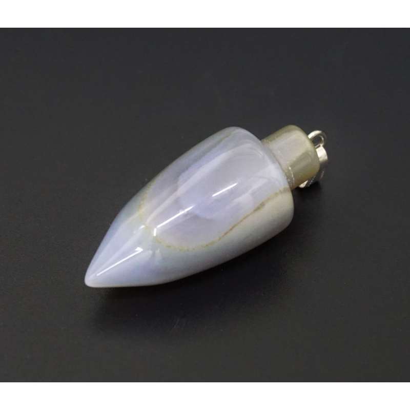Кулон Крапля з пояском Димчастий кварц