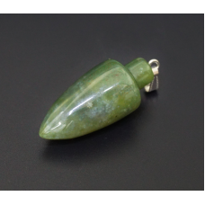 Кулон Крапля з пояском Нефрит