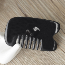 Масажер з рогу Гуа Ша Гребінець №1