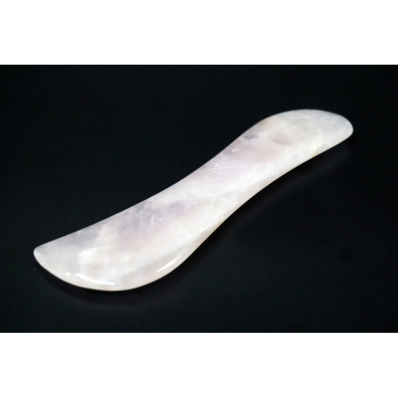 Масажер Гуа Ша Хвиля Рожевий кварц