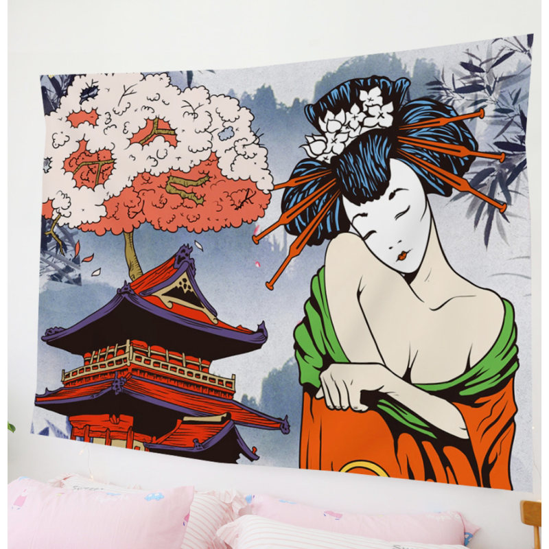 Гобелен настінний Гейша №72
