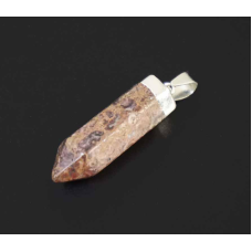 Кулон Кристал З паском Коричнева яшма