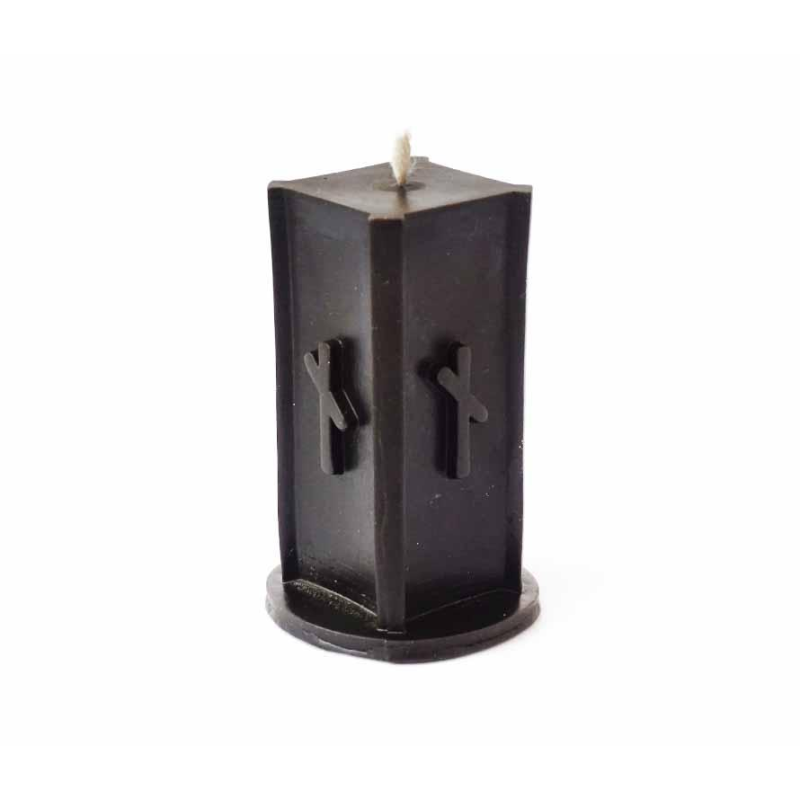 Рунічна свічка Наут чорна Рунічна свічка Наут чорна