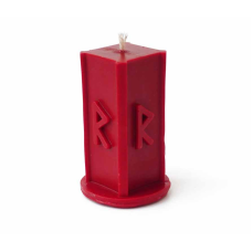 Свічка рунічна Райдо червона