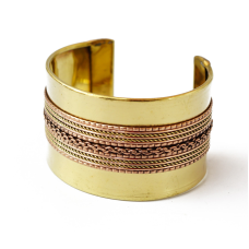 Браслет Скоба 3 металу Глянець