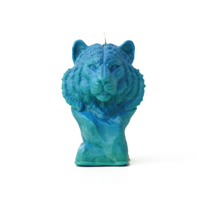 Свічка Тигр Блакитна Свічка Тигр Блакитна