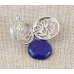 Кулон що відкривається, Йога в лотосі, вставка Лазурит Кулон що відкривається, Йога в лотосі, вставка Лазурит