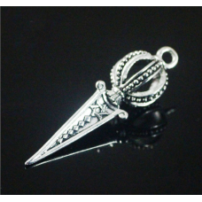 Кулон білий метал Пурбу